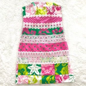 Lilly Pulitzer Paradise Patchwork Strapless Dress
